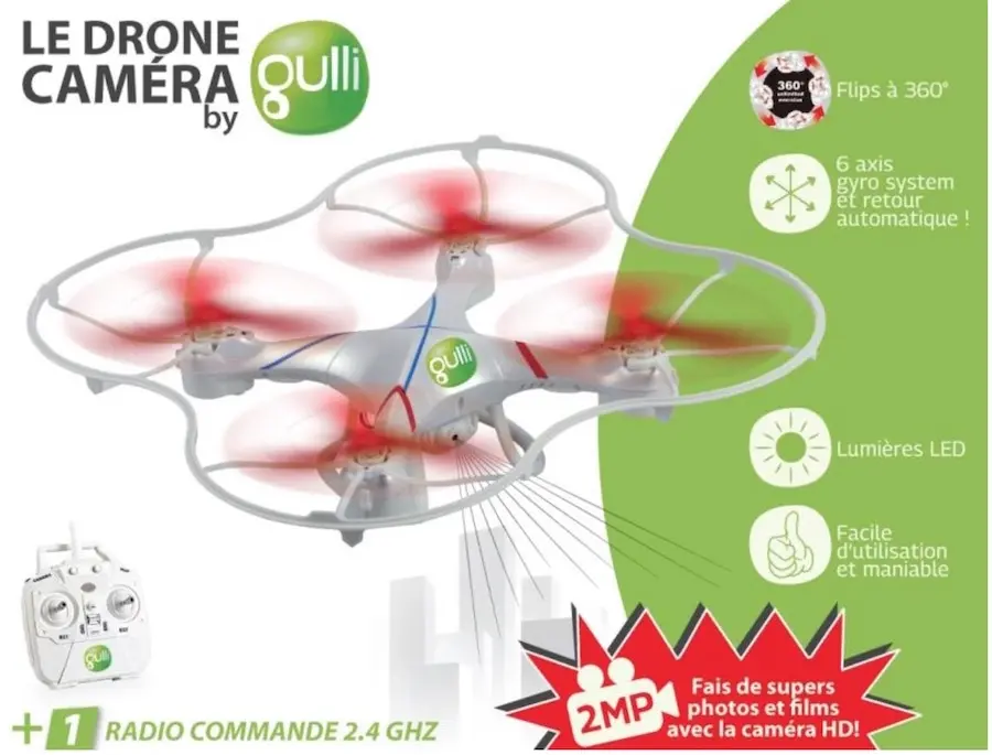 Gulli présente un drone-caméra à 80€