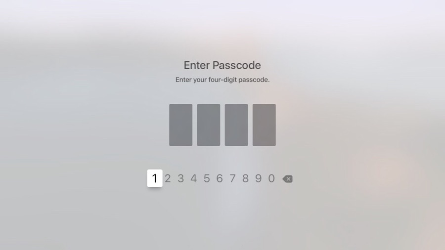 Astuce Apple TV : définir un code à 4 chiffres pour valider ses achats