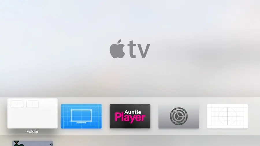 L'Apple TV se prépare pour les dossiers d'apps