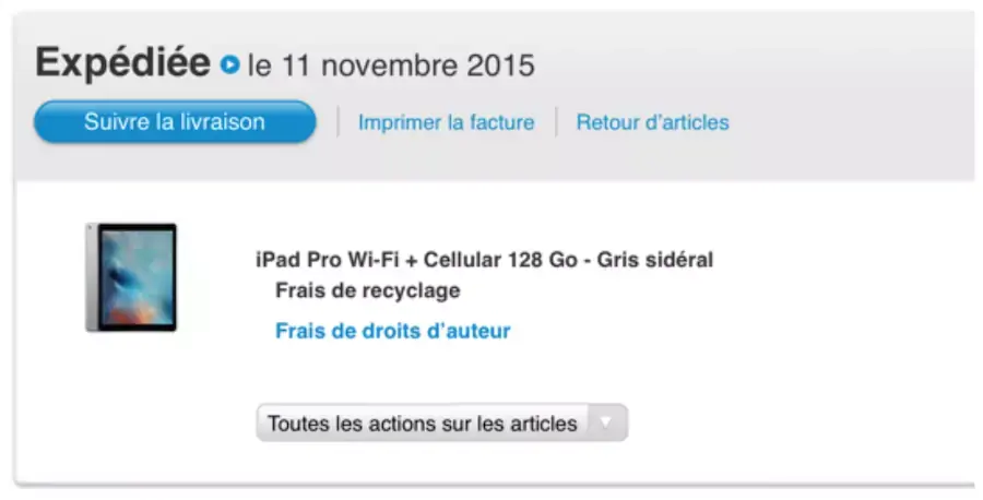 Apple expédie les iPad Pro !