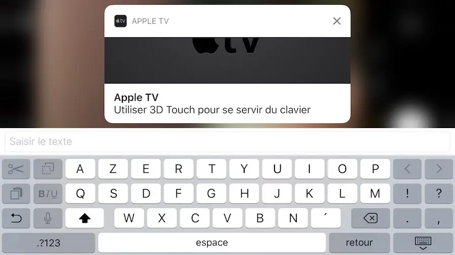 tvOS 10 : saisie des mots de passe depuis l'iPhone et aperçu du mode sombre