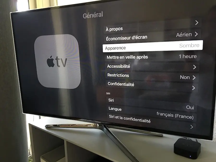 tvOS 10 : saisie des mots de passe depuis l'iPhone et aperçu du mode sombre