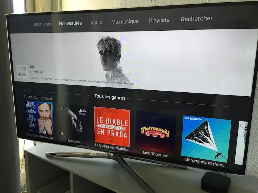 tvOS 10 : saisie des mots de passe depuis l'iPhone et aperçu du mode sombre