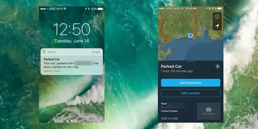 iOS 10 : Plans vous rappellera où est garée votre voiture