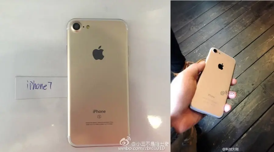 iPhone 7 : une photo des trois nouveaux modèles ? [MàJ : recto-verso !]