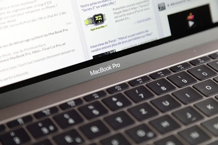 Test des MacBook Pro (fin 2016)