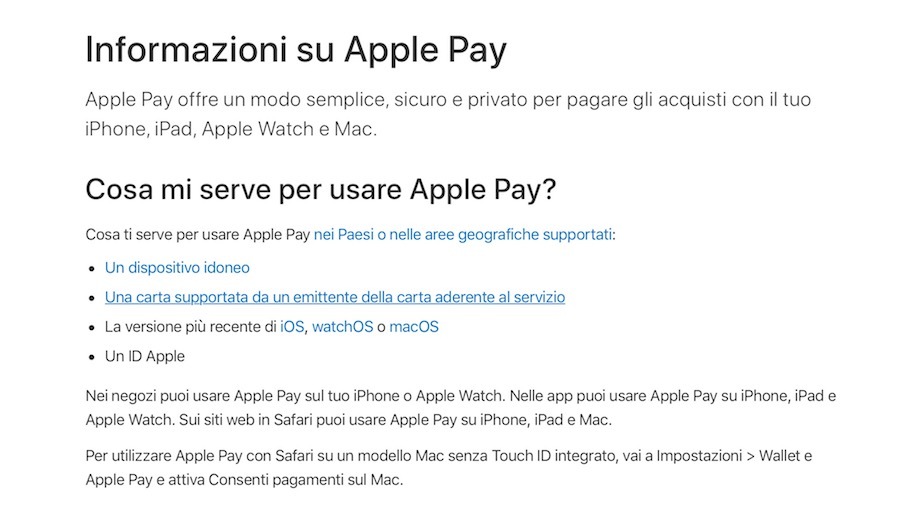 Nouveaux indices d'une arrivée imminente d'Apple Pay en Italie et en Allemagne