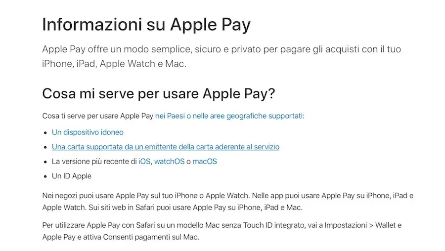 Nouveaux indices d'une arrivée imminente d'Apple Pay en Italie et en Allemagne