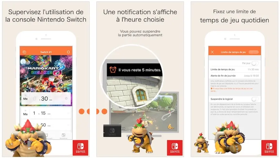 L'app de contrôle parental de la Switch est disponible sur iOS