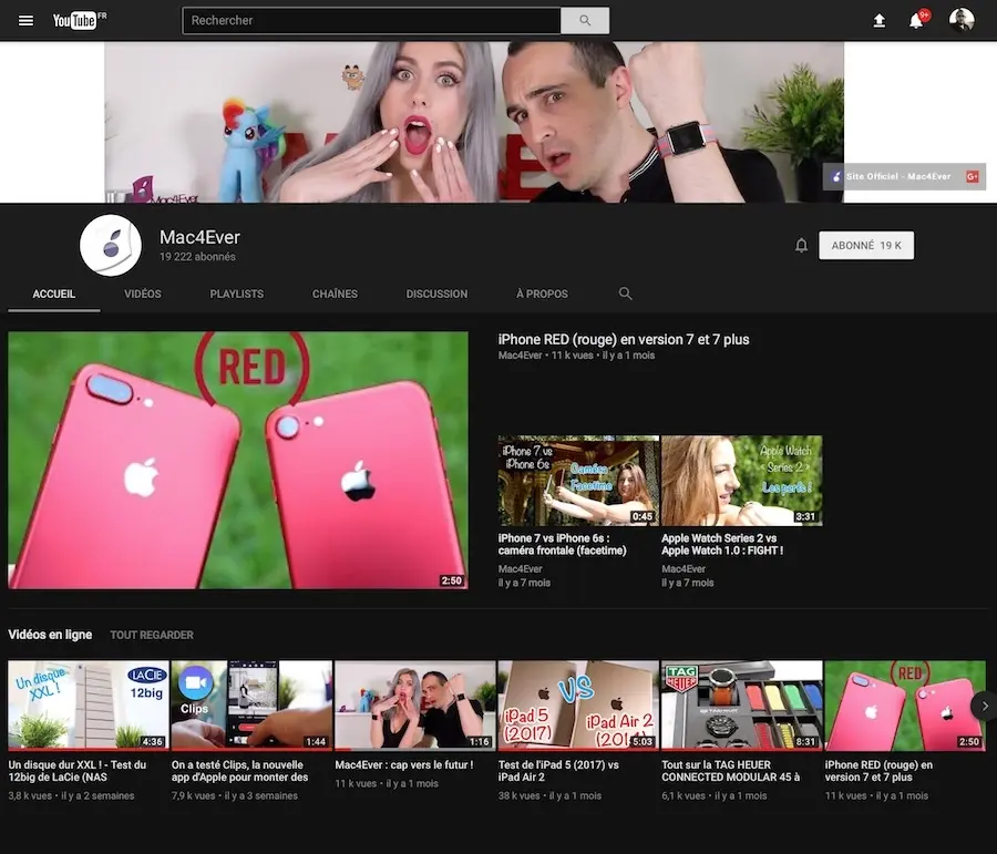 YouTube modernise son interface, également disponible en "mode foncé"