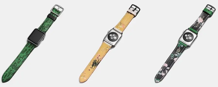 Coach dévoile sa collection printanière de bracelets pour Apple Watch