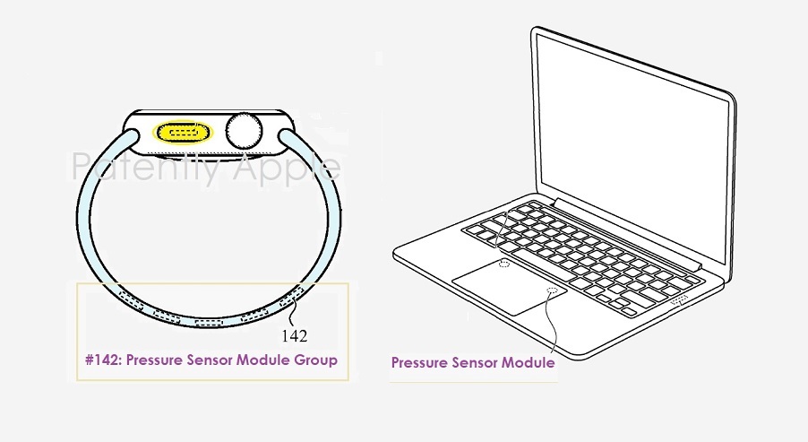 Apple travaille sur des capteurs de pression pour l'Apple Watch, le MacBook Pro ou les AirPods