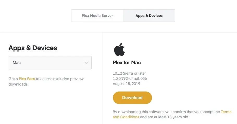 Plex : le Media Player cède sa place à une App dédiée sur Mac et Windows