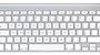 Un clavier Apple bluetooth rétro-éclairé aperçu dans l'Apple Store