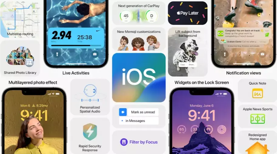 iOS 16 : plus de personnalisation, annulation des messages, CarPlay amélioré