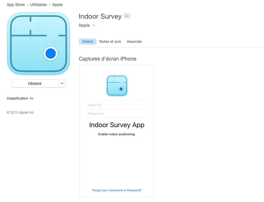 Apple s'apprêterait à lancer une application de localisation "indoor"