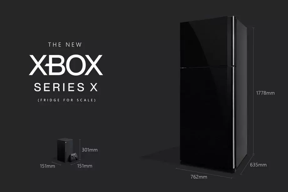 L'image du jour : la Xbox Series X est bien plus petite qu'un réfrigérateur