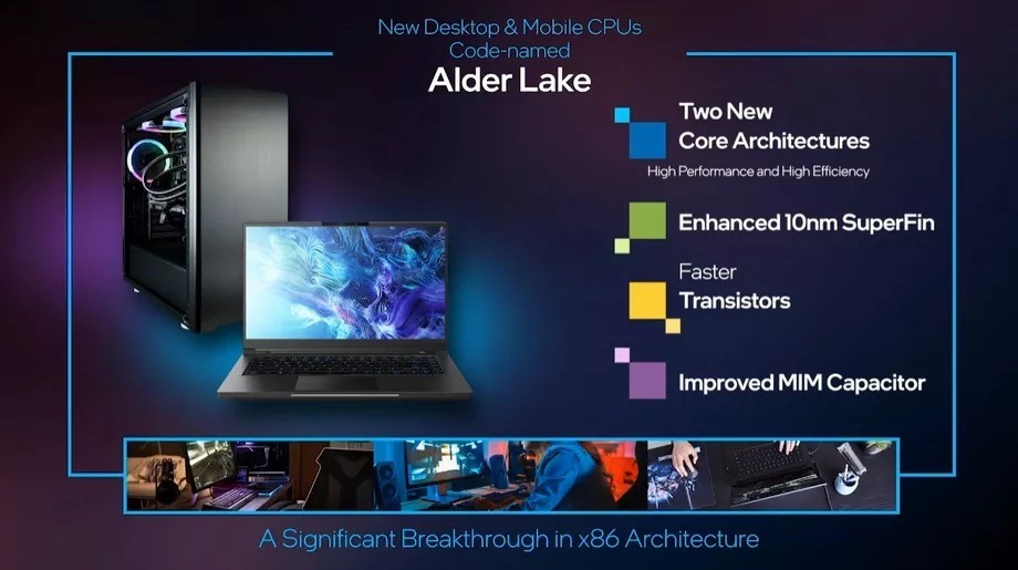 Intel présente ses processeurs hybrides Alder Lake