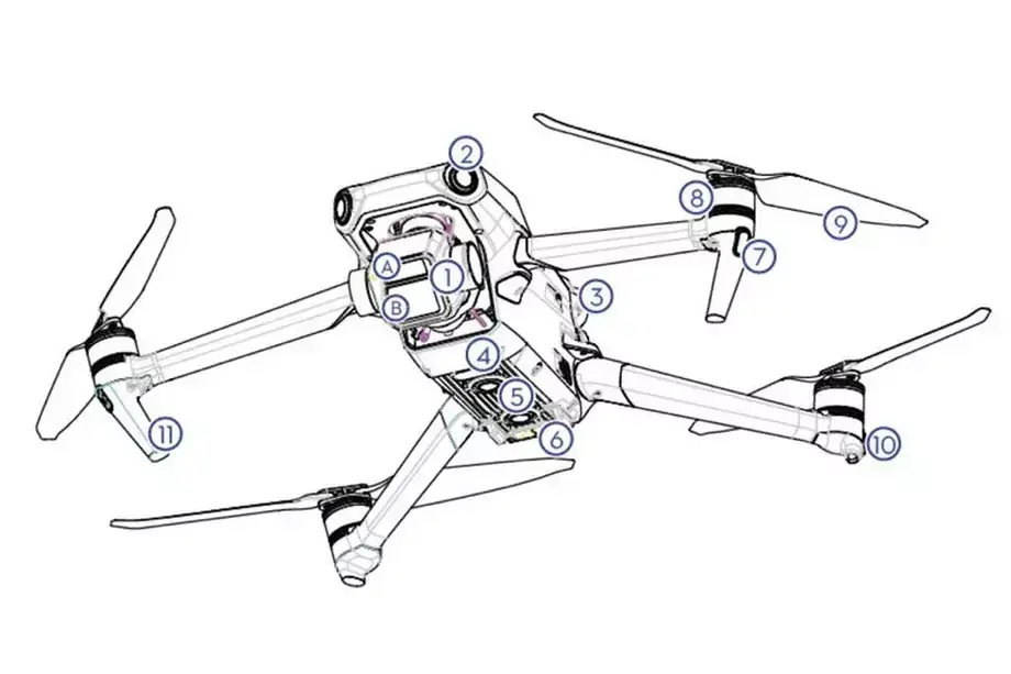 Le DJI Mavic 3 pourrait embarquer 2 caméras et offrir une autonomie de 46 minutes