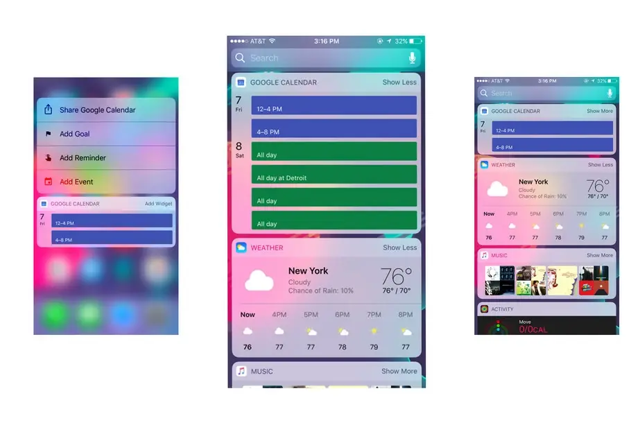 Google Agenda propose enfin un widget (mais un peu limité)