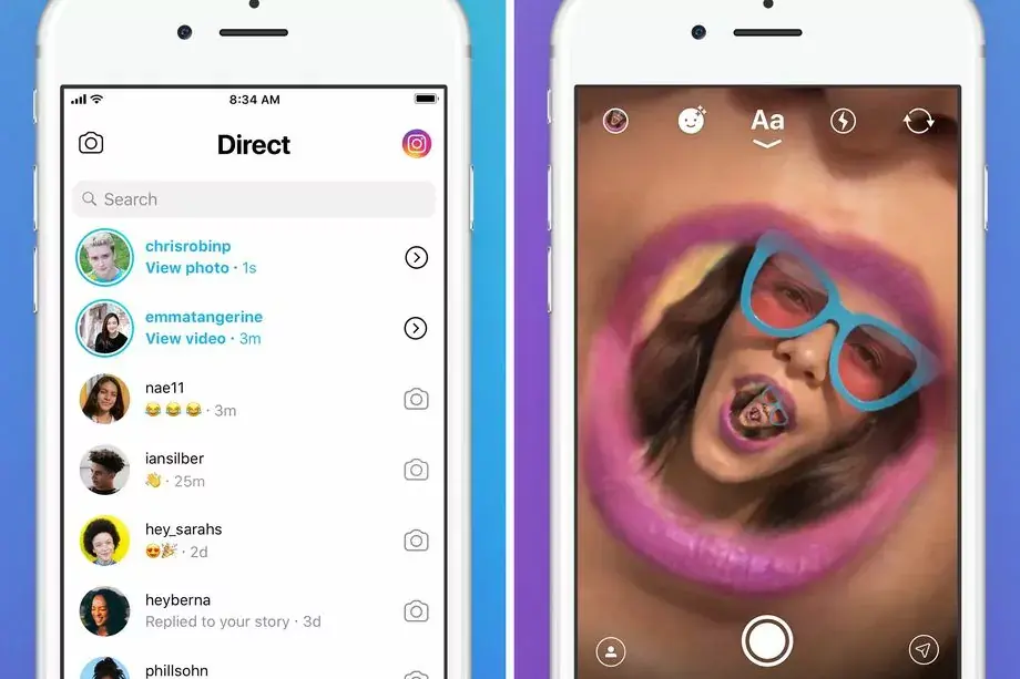 Direct : une messagerie autonome en test sur Instagram