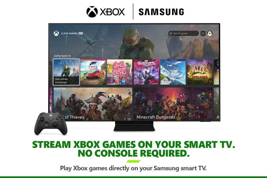 L"App Xbox arrive sur les TV connectées pour jouer sans console