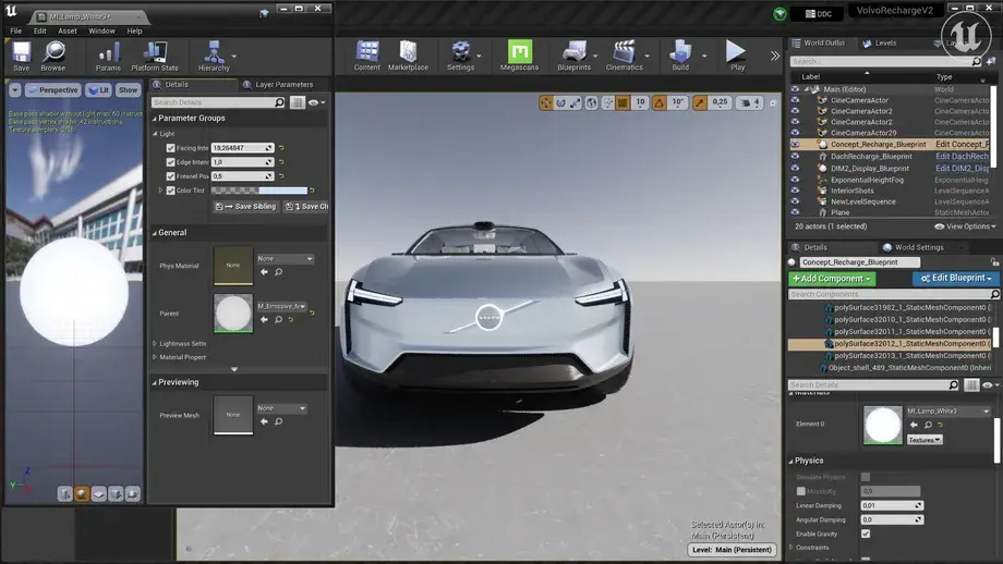 Volvo s'appuiera sur l'Unreal Engine d'Epic afin d'améliorer ses interfaces