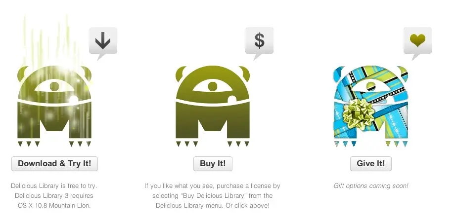 Delicious Library 3.01 disponible (hors Mac AppStore)