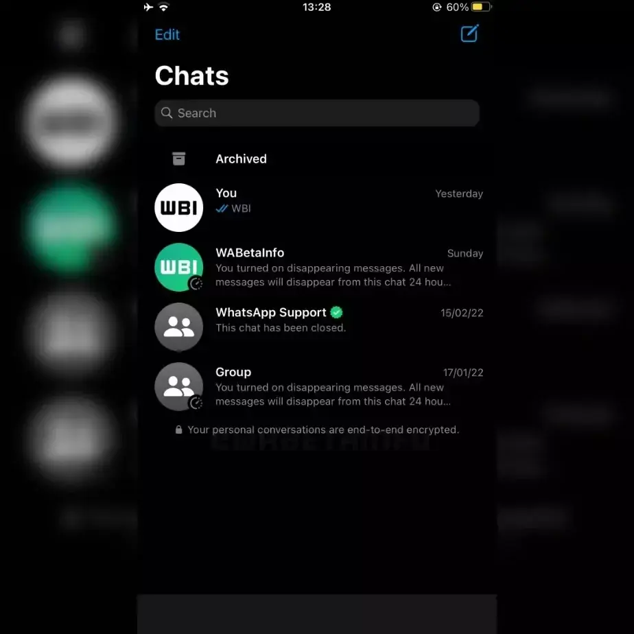 Confidentialité :  WhatsApp modifie légèrement son interface