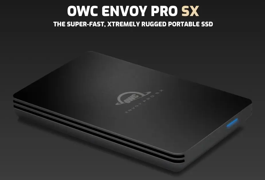 Envoy Pro SX : un nouveau SSD externe et résistant en Thunderbolt 3/USB 4 chez OWC