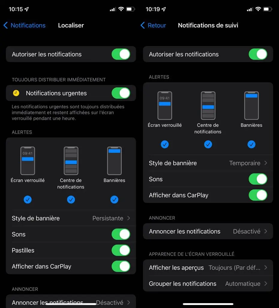 AirTag : iOS 15.4 affiche les avertissements anti-harcèlement et autres options de sécurité