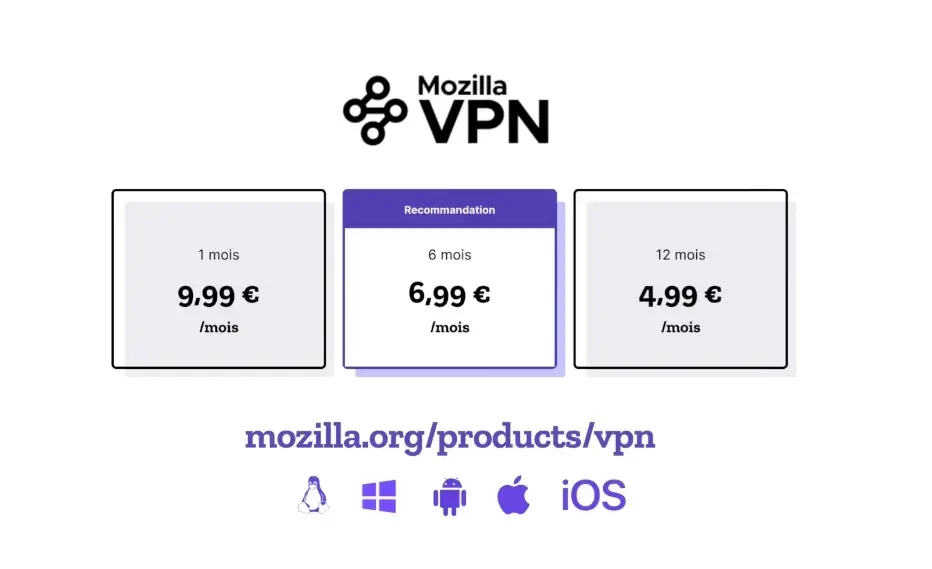 Le VPN de Mozilla est désormais disponible en France à partir de 4,99€/mois (vidéo)