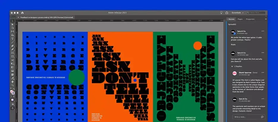 Adobe : InDesign 2020 se dote d'outils d'annotations et de corrections colorimétriques