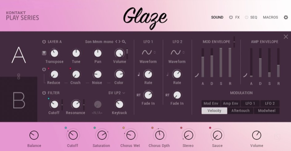 Glaze : une nouvel instrument virtuel Play Series axé sur les voix chez Native Instruments