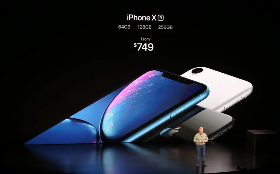 #keynote : iPhone XR, LCD 6,1 pouces Liquid Retina, Face ID, 6 couleurs