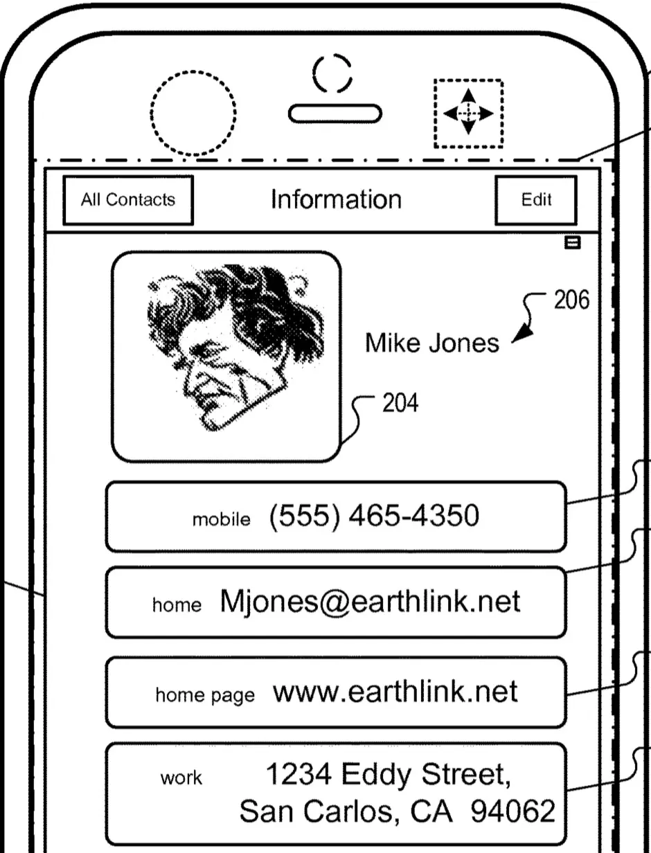 Et si l'iPhone avait des icones "carte de visite" (avec des fonctions interactives) ?