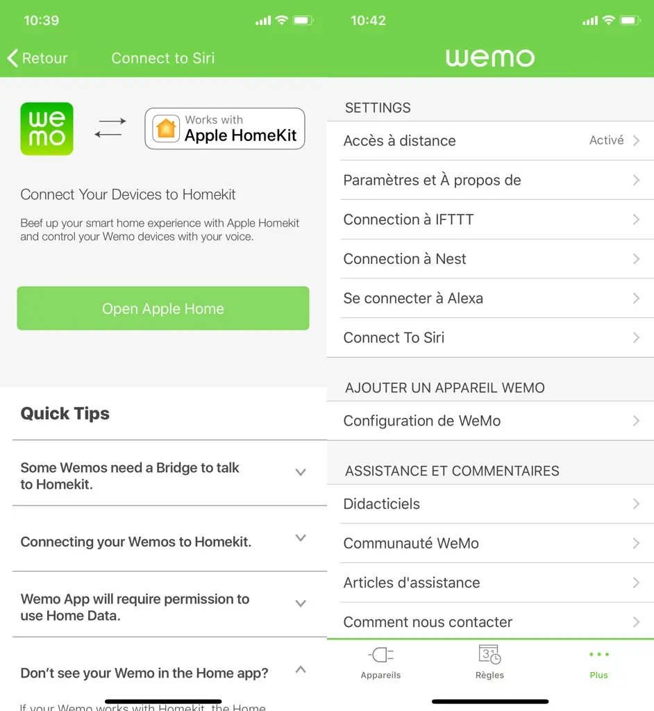 L'app WeMo de Belkin prête pour accueillir HomeKit (désormais compatible iPhone X)