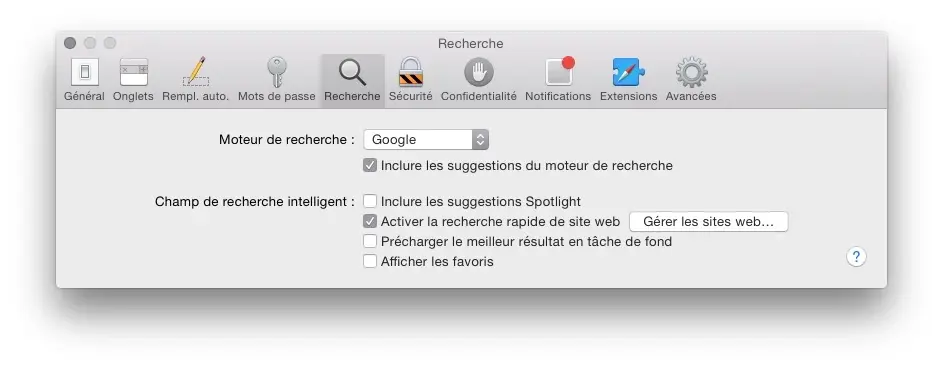 Astuce Yosemite : alléger la barre d'adresse lourdingue de Safari