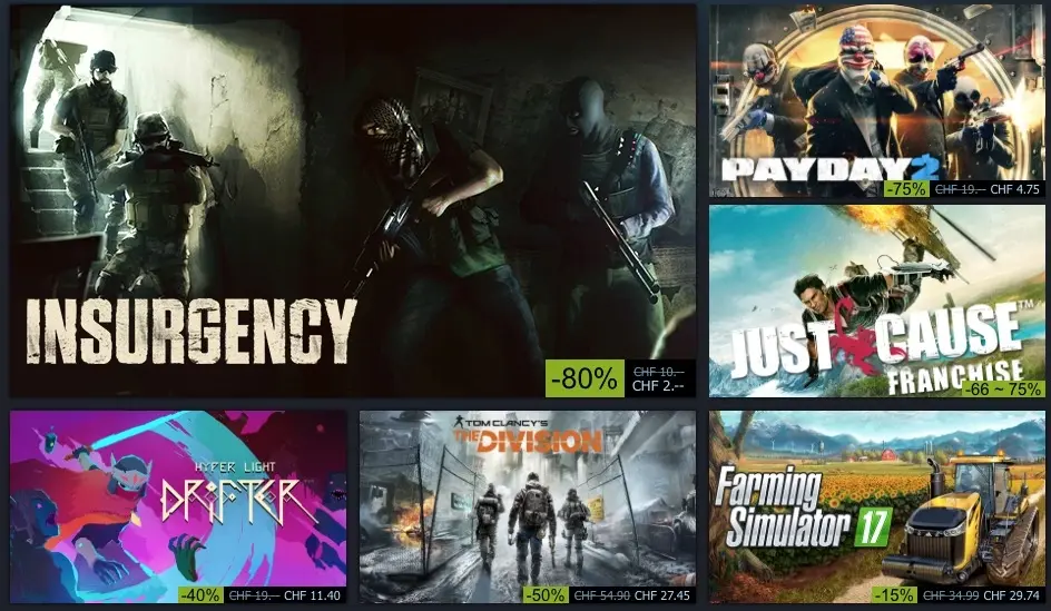 Soldes Steam : de nombreux jeux en promo sur Mac