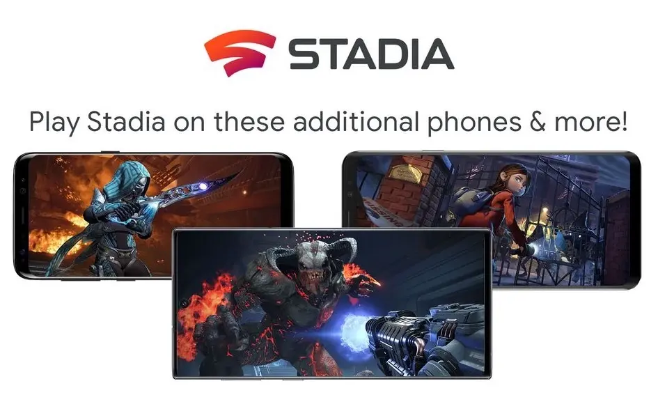 Stadia : 19 nouveaux smartphones compatibles (pas d'iPhone)