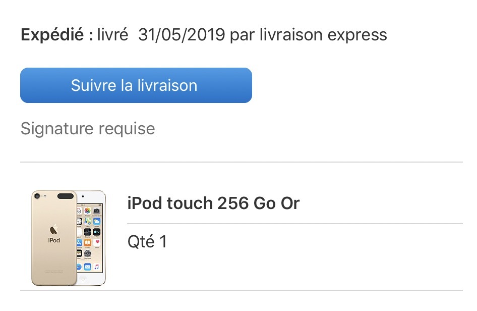 Apple a expédié ses iPod Touch 2019 !