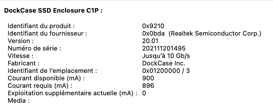 Mac M1 et SSD USB C : des performances à géométrie variable (Vous aussi ?)