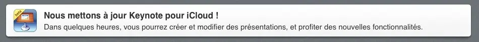 Apple "Nous mettons à jour iWork pour iCloud". Et pour le Mac ?