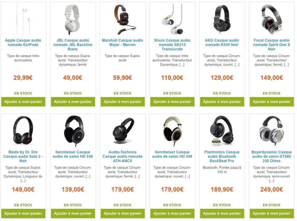 Bon plan : 10% sur les casques Focal, Shure, AKG, Bose... et sur les enceintes portables