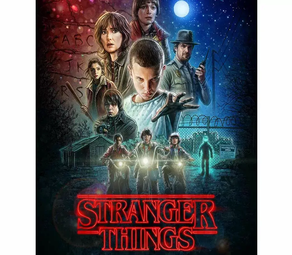 L'image du jour : l'affiche de la série "Stranger Things" a été dessinée sur un iPad Pro