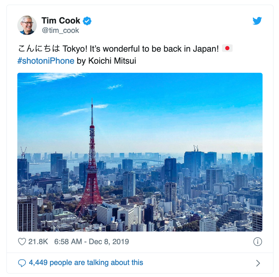 Tim Cook "Live in Japan" : rencontre avec des développeurs, des médecins et un DJ