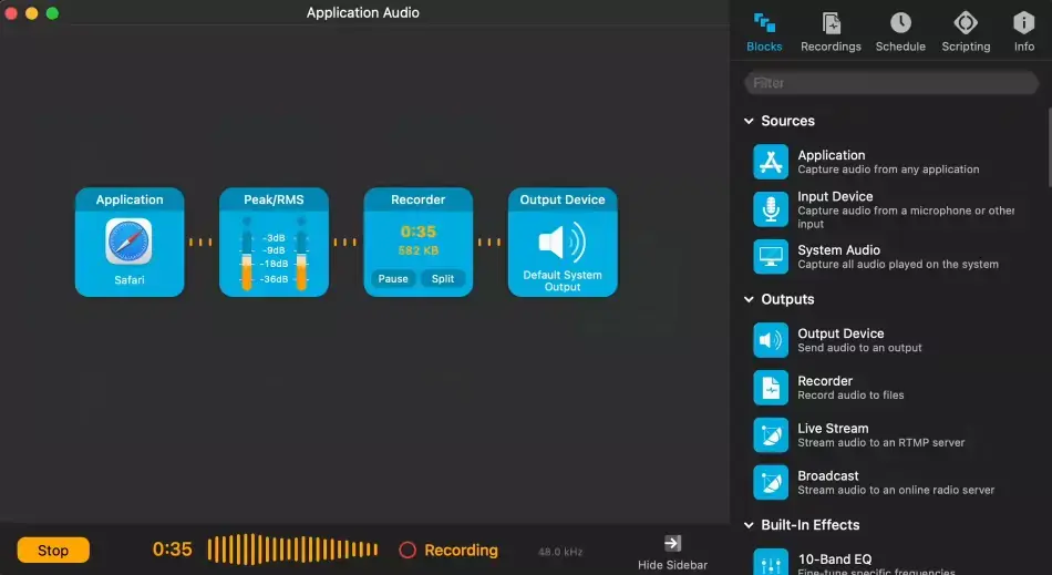 L'excellent Audio Hijack passe la quatrième