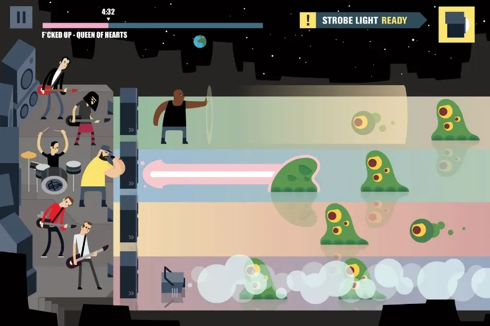 Loud on Planet X, un mix entre Rock Band et Plants vs Zombies, veut repousser des aliens