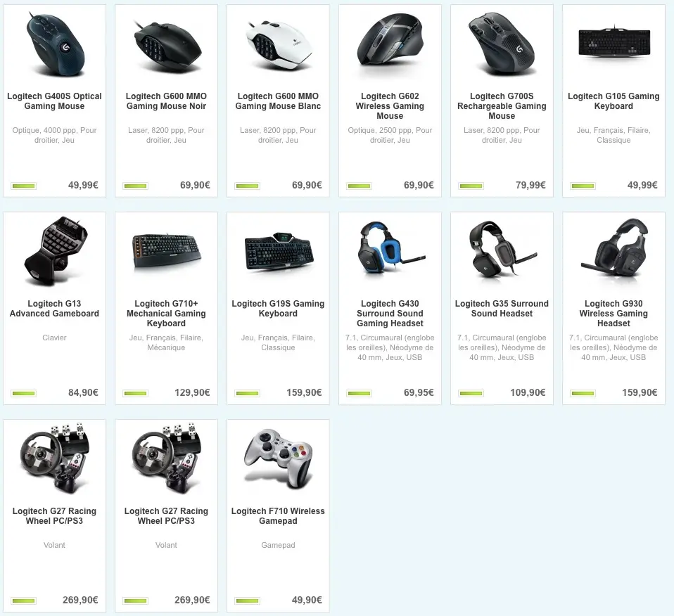 Bon plan : 30% sur les accessoires de jeux Logitech (souris, clavier, volant...)