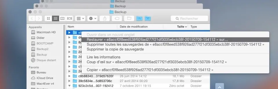 Astuce : récupérer une ancienne sauvegarde d'iOS (pour revenir à iOS 8.4 par exemple)